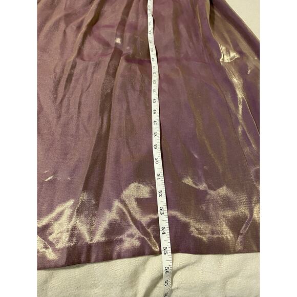 NWT Alex Evenings Maxi Dress Womens Plus Petite 20WP Amber Shimmer Beaded Gown - Picture 16 of 16